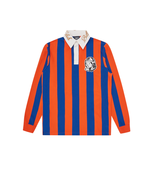 HEAVY STRIPE RUGBY SHIRT - ORANGE STRIPE – Billionaire Boys Club