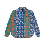 DIAMONDS & DOLLARS CHECK PADDED OVERSHIRT - MULTI CHECK