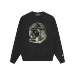 GLOW ASTRO CREWNECK -  BLACK
