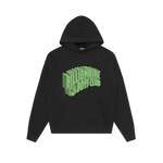 3D ARCH LOGO POPOVER HOOD - BLACK