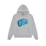 3D ARCH LOGO POPOVER HOOD - HEATHER GREY