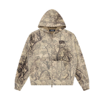 DIAMONDS & DOLLARS TREE CAMO OVERSIZED ZIP THROUGH - CAMO
