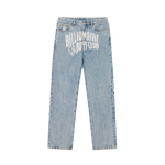 ARCH LOGO DENIM PANTS - LIGHT WASH BLUE