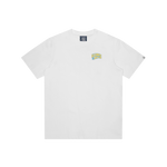 OUTLINE ARCH LOGO T-SHIRT - WHITE/YELLOW