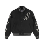 FLYING B VARSITY JACKET - BLACK