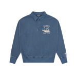 BOAT CLUB WASHED QUARTER SNAP - NAVY