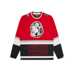 APPLIQUE ASTRO HOCKEY TOP - BLACK/RED