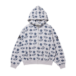 BILLIONAIRE BOYS CLUB X MANASTASH FULL ZIP HOOD - GREY