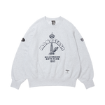 BILLIONAIRE BOYS CLUB X MANASTASH GUSSET SWEATSHIRT - ASH GREY