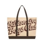 SCRIPT POLO CLUB TOTE BAG - ECRU