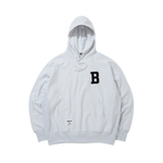 CHENILLE LOGO 'B' HOOD - ASH GRAY