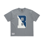 'B' LOGO T-SHIRT - COOL GREY