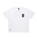 FELT LOGO T-SHIRT 'B' - WHITE