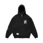 ASTRO FULL ZIP UP HOOD - BLACK