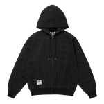 DIAMONDS & DOLLARS FULL ZIP HOOD - BLACK