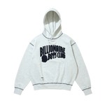 FELT ARCH LOGO HOOD - ASH GRAY