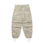 NYLON WIDE CARGO PANTS - CAMO