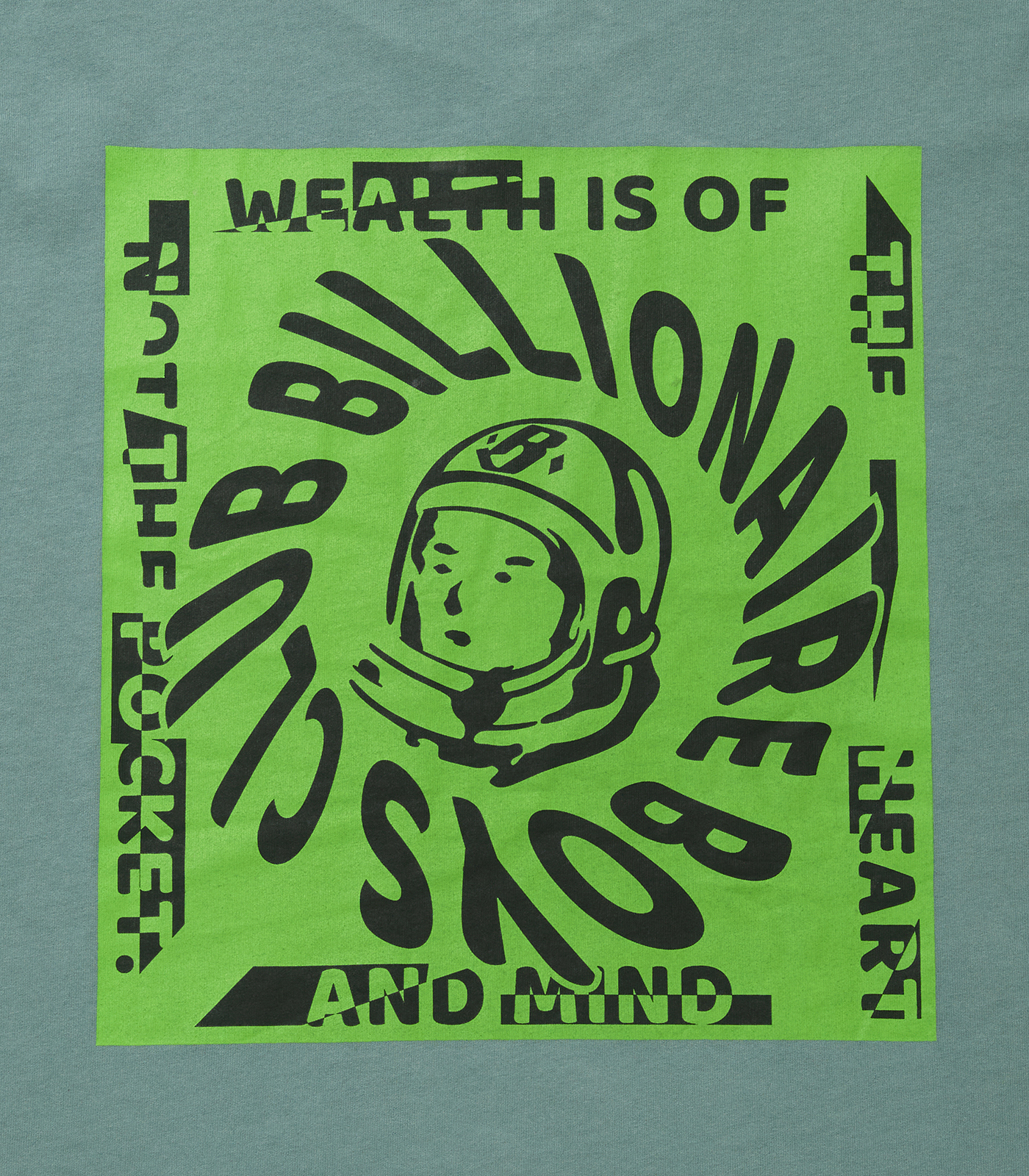 BILLIONAIRE BOYS CLUB T-SHIRT - TEAL/GREEN – Billionaire Boys Club