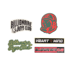 BILLIONAIRE BOYS CLUB STICKER PACK - MULTI