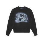 STENCIL ARCH LOGO KNITTED CREWNECK - BLACK