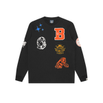 MULTI GRAPHIC L/S T-SHIRT - BLACK