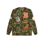 MULTI GRAPHIC L/S T-SHIRT - CAMO