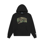 CAMO ARCH LOGO POPOVER HOOD - BLACK