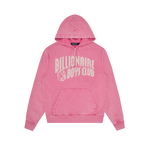 ARCH LOGO HALF ZIP POPOVER HOOD - WASHED PINK