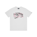 CAMO ARCH LOGO T-SHIRT - WHITE/PINK
