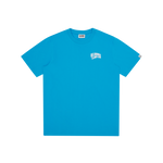 SMALL ARCH LOGO T-SHIRT - AQUA BLUE