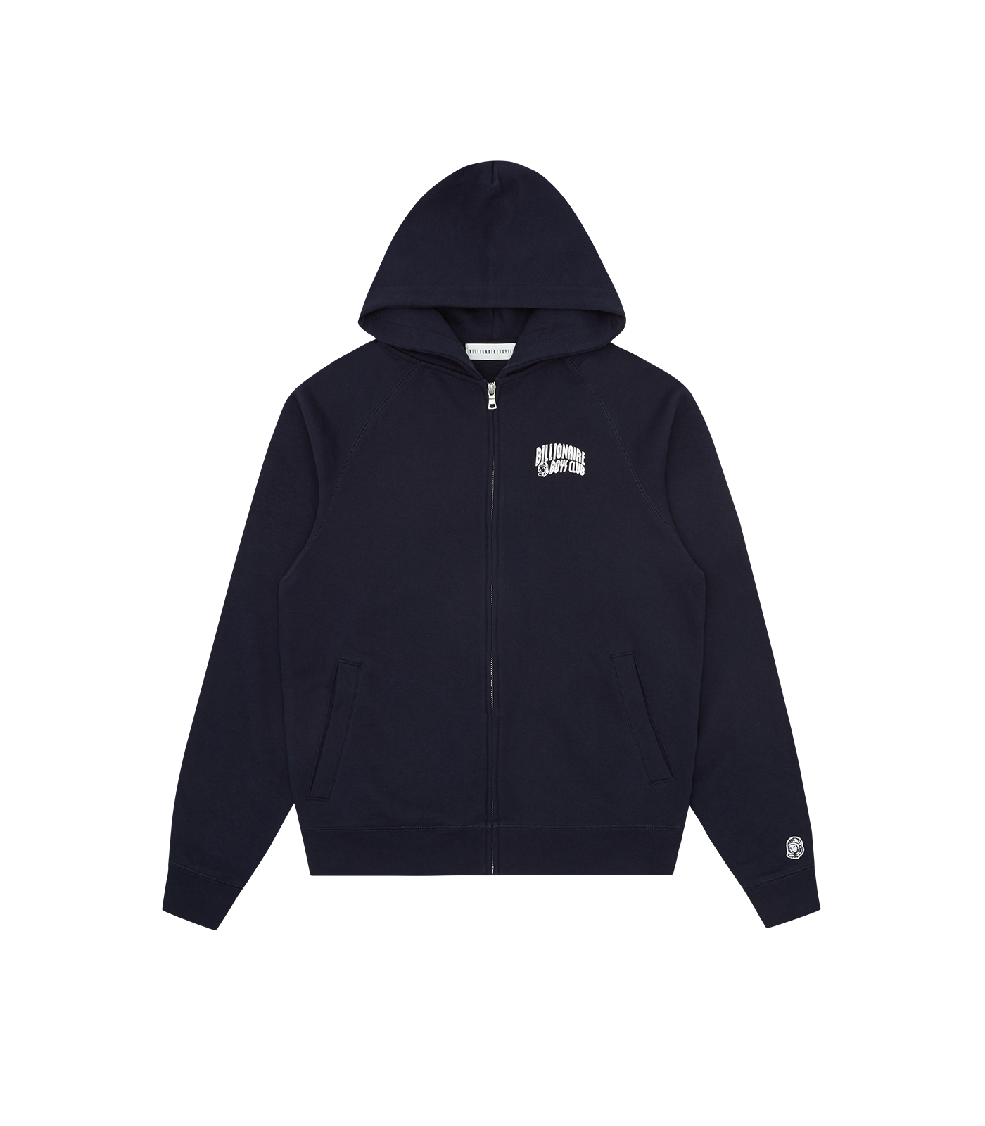 SMALL ARCH LOGO ZIP THROUGH - SPACE GREY – Billionaire Boys Club SMALL ARCH LOGO ZIP THROUGH - SPACE GREY – Billionaire Boys Club