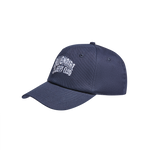 ARCH LOGO CURVED VISOR CAP - NAVY WITH WHITE LOGO