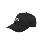 WOVEN PATCH ARCH LOGO CURVED VISOR CAP - BLACK