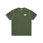 SMALL ARCH LOGO CONTRAST STITCH T-SHIRT - GREEN