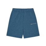 SERIF LOGO SWEATSHORTS - BLUE MARL