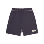 SMALL ARCH LOGO CONTRAST STITCH SHORTS - NAVY