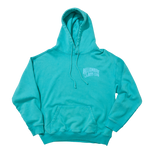 WASHED ARCH LOGO POPOVER HOOD - TEAL