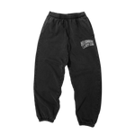 WASHED ARCH LOGO SWEATPANTS - WASHED BLACK