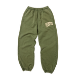 WASHED ARCH LOGO SWEATPANTS - FOREST GREEN