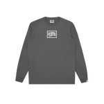 FRAMED ARCH LOGO L/S T-SHIRT - SPACE GREY
