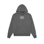 FRAMED ARCH LOGO POPOVER HOOD - SPACE GREY