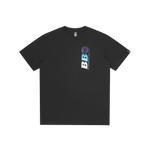 BB ASTRO REPEAT LOGO T-SHIRT - BLACK