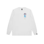 BB ASTRO REPEAT LOGO L/S T-SHIRT - WHITE