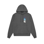 BB ASTRO REPEAT LOGO POPOVER HOOD  - GREY