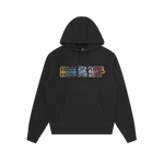 ROCKET LOGO POPOVER HOOD - BLACK