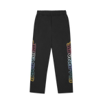 ROCKET LOGO STRAIGHT LEG SWEATPANTS - BLACK