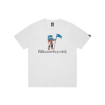 STANDING ASTRO SERIF T-SHIRT - WHITE