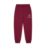 STANDING ASTRO SERIF SWEATPANTS - BURGUNDY