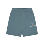STANDING ASTRO SERIF SWEATSHORTS - SLATE BLUE
