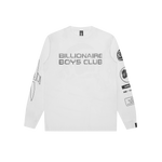 BB ASTRO DIGI LOGO LS T-SHIRT - WHITE